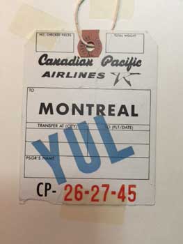 Biglietto Canada Pierluigi Caruso